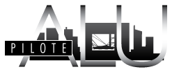 Conducteur travaux aluminum – Pilote Alu Logo